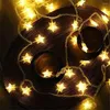 Strängar USB LED STAR String Light 3M 20LEDS DC 5V Fairy Lights Outdoor Christmas Holiday Wedding Party Decoration Lighting