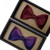 Bow Ties Brand Men's Tie Högkvalitativ manlig mode Bowtie Brudgum Formell klänningsskjorta Fjäril bra för bröllopsfest presentförpackning