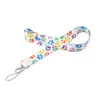 Dog Paw Cute Lanyard Neck Strap for Key ID Card Cellphone Straps Badge Holder DIY Hanging Rope Neckband Accessories