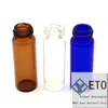 Mini bouteille de pipette en verre coloré de 4 ml avec compte-gouttes en verre pur Tubes d'échantillons de parfum vides Bouteille Flacon d'huile essentielle en stock