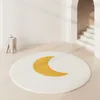 Carpets Simple Japanese Round Carpet Living Room Sofa Coffee Table Mat Bedroom Girl Decoration Cloakroom Dresser Floor Anti Slip Rug