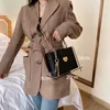 Alta qualidade couro pu ombro bolsas de luxo designer crossbody s para mulheres chave acessório caixa saco