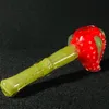 New Strawberry Styles Glass Hand Pipes For Tobacco Rigs Smoking Bongs Herb Burner 5Inch Length