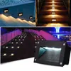 Vattent￤t utomhusbelysning f￶r tr￤dg￥rdsg￥rd Steg Trappor Golvd￤ck LED inf￤llda ingroundlampor 3W LED underjordisk spotlight
