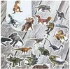 50PCS Dinosaur Stickers Cute Waterproof Cartoon Sticker for Kids for Stationery Luggage Teaching Rewards B007