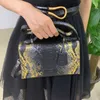 Luxury Snake Skin Handbags For Women PU Leather Shoulder Good Quality Fashion Ladies Tote Bag