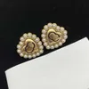 Studkvinnor Designers Pearl Earring Luxury Jewelry Love Ear Womens Fashion Brand Designer Hoops S Gold Hoop Earrings 2022