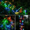 Cordes décorations d'arbre de noël lumières LED guirlandes Tube corde guirlande lumineuse 20/30/40M prise alimentée pour l'année décor de fête de mariage