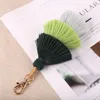 Keychains Stylish Straps Pendant Key Chain Boho Pompom Tassel Cute Bag Charm Solid Color Portable Simple All-match