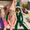 Декоративные предметы фигурки Snoop на рождественском эльф -кукол Spy Bent Home Decorati Resin Year Year Toy 2210144090694