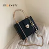 Alta qualidade couro pu ombro bolsas de luxo designer crossbody s para mulheres chave acessório caixa saco