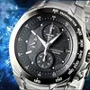 2022 Nowa marka luksusowy zegarek Luminous Calendar Chronograph Religio Masculino Men's Quartz Watch