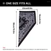 Bandane Multifunzionale Paisley Bandana Stampa Sciarpa triangolare Buff Equitazione Maschera Escursionismo Campeggio Caccia Pesca Scaldacollo