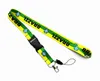 World Cup National Team Sleutelhangers Lanyard Neck Strap voor ID-kaarthouders Met Black Lanyards Office Neck Strings/Strap USB Camera DIY Telefoon Opknoping Slings