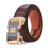 Cinture Paul Leather Uomo High-end Genuine Automatic Buckle Men Business Brand