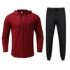 Herren-Trainingsanzüge, Nadelstreifen-Anzugjacke, Herren, solide, modisch, Oberteil, Frühling, Sommer, leicht, Set, Absorption, Sport, Herren