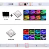 ストリップLEDストリップライトWS2811ドリームカラーSMDライトRGB個別にアドレス可能なスマートフレキシブルリボンテープダイオードDC 12V