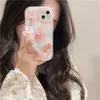 INS KOREAN CASE MICTE TALTING FLOWER BRACTET CHANE SOFT PHONE CASE для iPhone 14 13 12 11 Pro XS MAX X XR Шокопродажная крышка браслета Max x XR