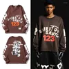 Sweats à capuche pour hommes RRR123 Hommes Femmes Retro RRR 123 Pull Sweat Streetwear