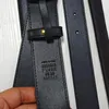 Designer Belt lyxiga kvinnors herrbälten mode klassisk brons stor slät spänne äkta läderband 20 cm 30 cm 34 cm 38 cm svart3518367