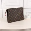 Coin Purses Travel Toiletry Toilet Pouch 26 CM Protection Beauty Case Wash Bag Women Clutch Monograms Canvas Leather Waterproof Men Cosmetic Bags viuton bag