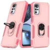 Commuter 2in1 Military Cases Hybrid Armor Ring Stand Magnetic For MOTO G Pure Stylus 4G 5G 2022 2021 E20 E30 E40 G22 E32 G52 G31 One 5G ACE RedMi 9 9A 10C 10A POCO X4 Pro