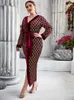 Plus Size Dresses TOLEEN Women Maxi Large 2022 Spring Long Sleeve Luxury Chic Elegant Muslim Turkish Evening Party Robe Clothing