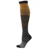 Chaussettes masculines sportive la mode nylon confortable pression de fitness gradient de gradient