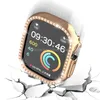Caixa de bling para PC r￭gido sem protetor de tela para Apple Watch Ultra 49mm Shiny Protective Capa Frame para Iwatch