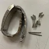 Titta på band 20mm rostfritt stål band rem armband bälte klockband för vintage falltillbehör