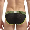 Underpants Mens Mesh Briefs Sexy Men Malwear U Bolsa Cueca Men 2022 Brand