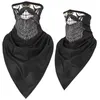 Bandanas multifunktionella paisley bandanna tryckning triangulär halsduk buffs rider ansiktsmask vandring camping jakt fiske hals varmare