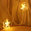 Strings 1,5 m 10LL -LED STAR STRING EID MUBARAK RAMADAN FESTIVAL Garden Home Party Decoration Lampa wakacyjna