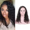 Perucas de cabelo humano brasileiro para mulheres cor natural cor de onda profunda de onda profunda peruca frontal com cabelo de bebê