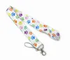 Dog Paw Cute Lanyard Neck Strap for Key ID Card Cellphone Straps Badge Holder DIY Hanging Rope Neckband Accessories