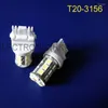 Hoogwaardige 12V T25 3156 auto LED -lampen draai signaalstaartverlichting 5 stks/lot