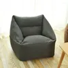 Chair Covers Lazy Beanbag Sofa Cover Green Blue Grey Pink Living Room Tatami Couch Without Filler