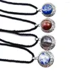 Подвесные ожерелья без оптовых 12шт/лот натуральный лазус-каменный камень тигр для глаз мода Полога