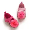 First Walkers Baby Shoes Spring And Autumn 0-1 Year Old Female Princess Flower Soft Sole Non-slip Toddler