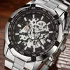 Automatic Mechanical Mens Designer WristWatches 43MM life waterproof Stainless Steel Watches no24