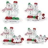 2022 weihnachten Anhänger Schneemann Legierung Ornament Kreative Familie Reise Gruppe Ornamente Weihnachten Baum Dekoration Hängen