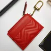 Designer-Taschen Geldbörsen Marmont Kartenhalter Markenbrieftaschen Schlüsselanhänger Dekoration Reißverschluss Geldbörse G2210026