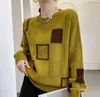 Maglioni da donna lavorati a maglia cappotto sciolto moda manica lunga maglione autunnale top maglioni pullover dolcevita