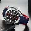 New Megir Men's Watch Trendy Fashion Multi Function Time Time Calendar Sport Quartz Mens Men's Watch 2063