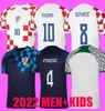 Jerseys de futebol 2022 Modric World Croacia Cup Soccer Jerseys Mandzukic Perisic Kalinic 22 23 camisa de futebol croazia nigeriano kovacic nigeriano