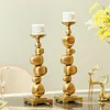 Ljusstakare retro j￤rnljusstake enkel h￥llare vintage candelabrum stand candlelight middag fest k￶k hem dekoration df50ch