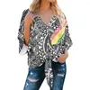 Blouses femininas mulheres tops casuais BLUSA Ladies Fashions Flare Sleeve Chiffon Blouse Bandage Pullover Polinésia Samoano Hawaiian Custom