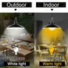 정원 장식 Amaryllis Double Head Solar Pendant Light Outdoor Indoor Lamp 캠핑 야드를위한 따뜻한 화이트 히트 조명 221025