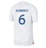 2022 23 France BENZEMA MBAPPE Soccer Jerseys 22/23 GRIEZMANN POGBA KANTE maillot foot kit top shirt DEMBELE KIMPEMBE VARANE SALIBA DIGNE GIROUD Football MEN kids set