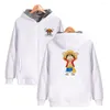 Women's Hoodies Fashion Arrivals One Piece Monkey D Luffy Funny Pattern Men Unisex Winter Warm Sweatshirt Plus Velvet Jacket